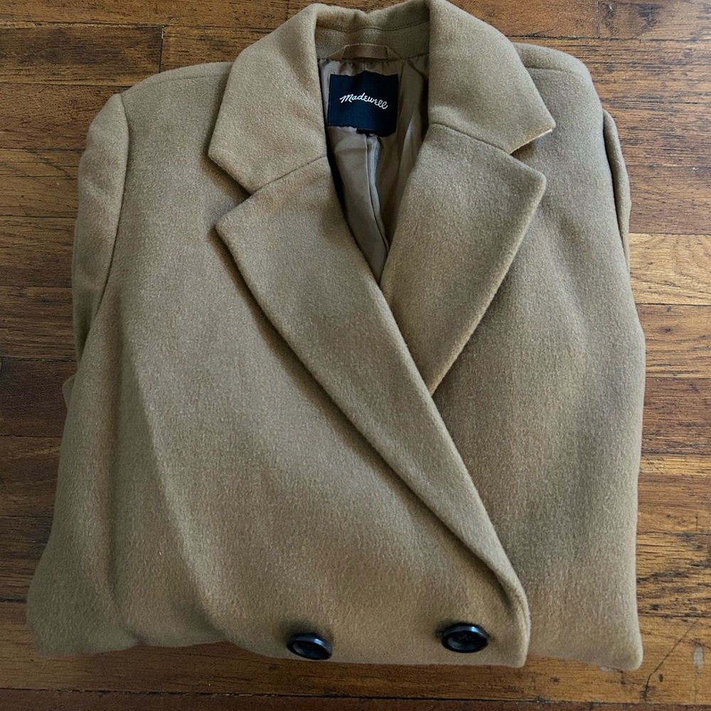 Madewell Camel Women's Peacoat